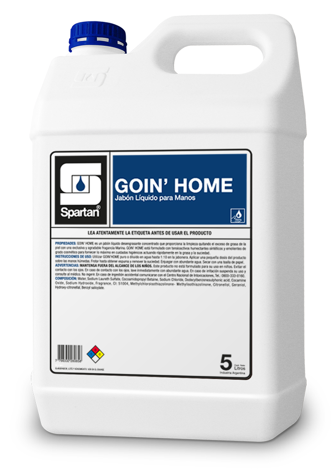 SPARTAN - Going Home x 5 lt - Jabón Líquido Desengrasante P/Manos (talleres Mecánicos)