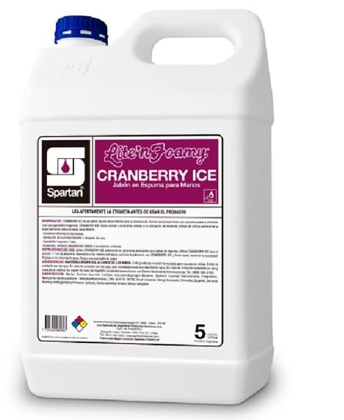 SPARTAN - Lite´n Foamy Cramberry Ice x 5 lt - Jabón Espuma p/ manos